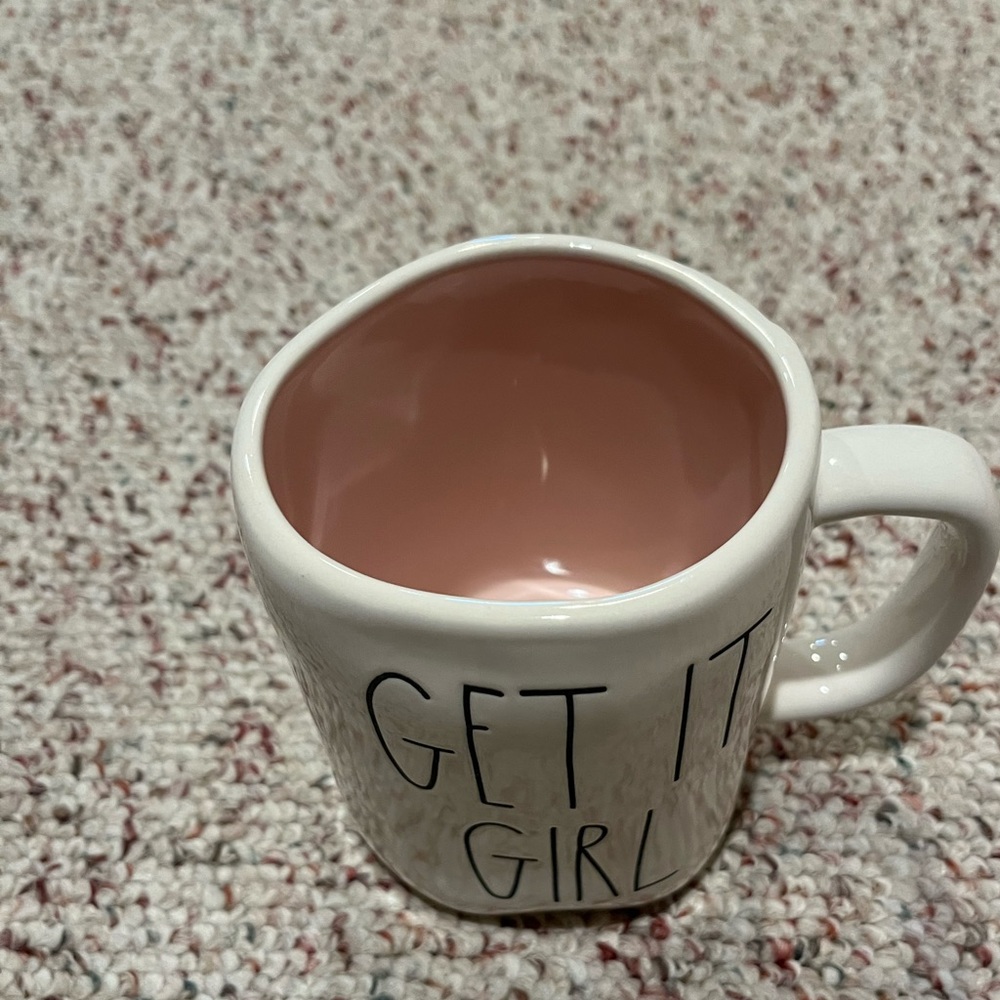 Cute Rae Dunn coffee mug. Get It Girl - Picture 3 of 4